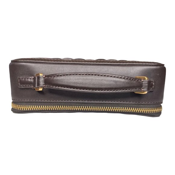 Tory Burch Britten Woven Top Handle Chain Mini Shoulder Bag - Picture 6 of 9